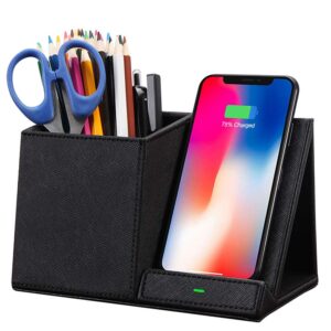 Cosoos Fast Wireless charger with desk organizer